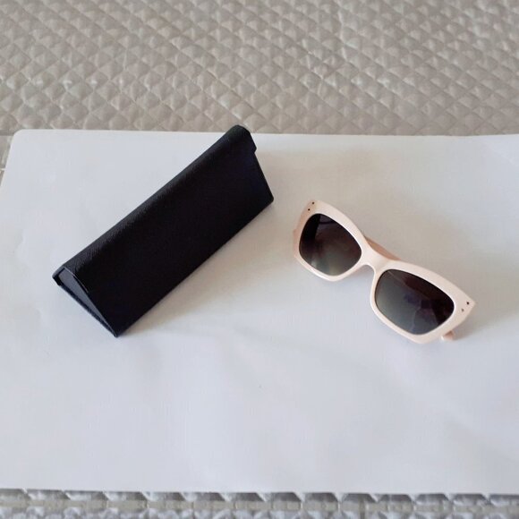 NWT Privé Revaux eggshell white cream light pink polarized sunglasses - Picture 11 of 15